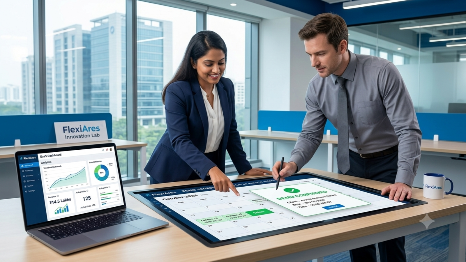 Unified helpdesk and coworking operations in FlexiAres