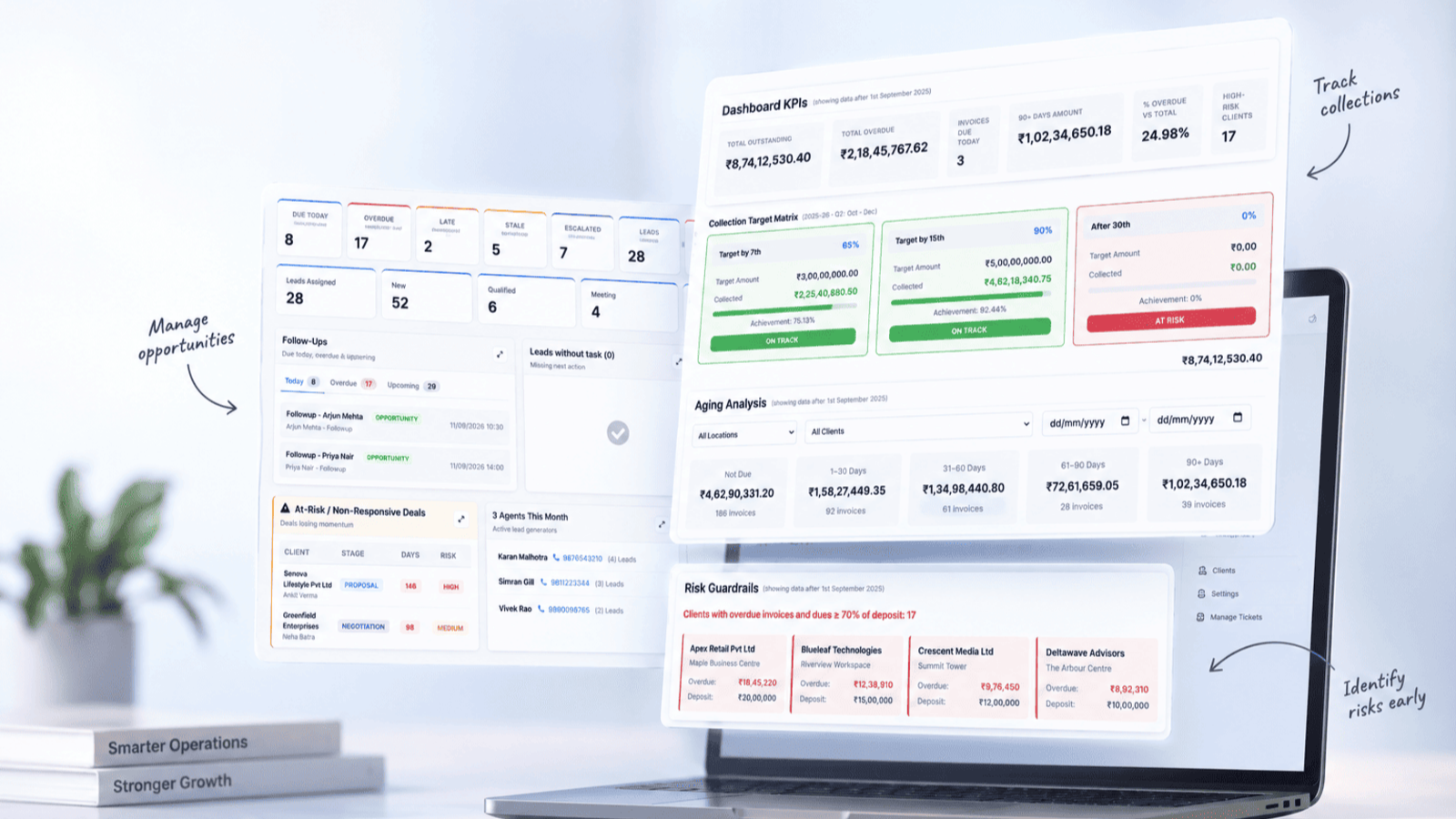 White-label coworking member app branded for an operator