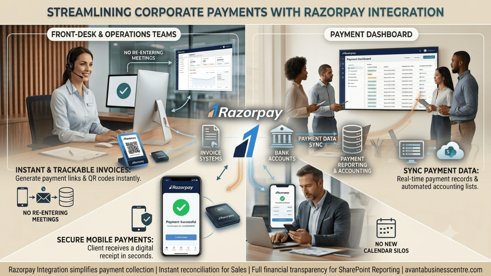 Razorpay payment integration in FlexiAres